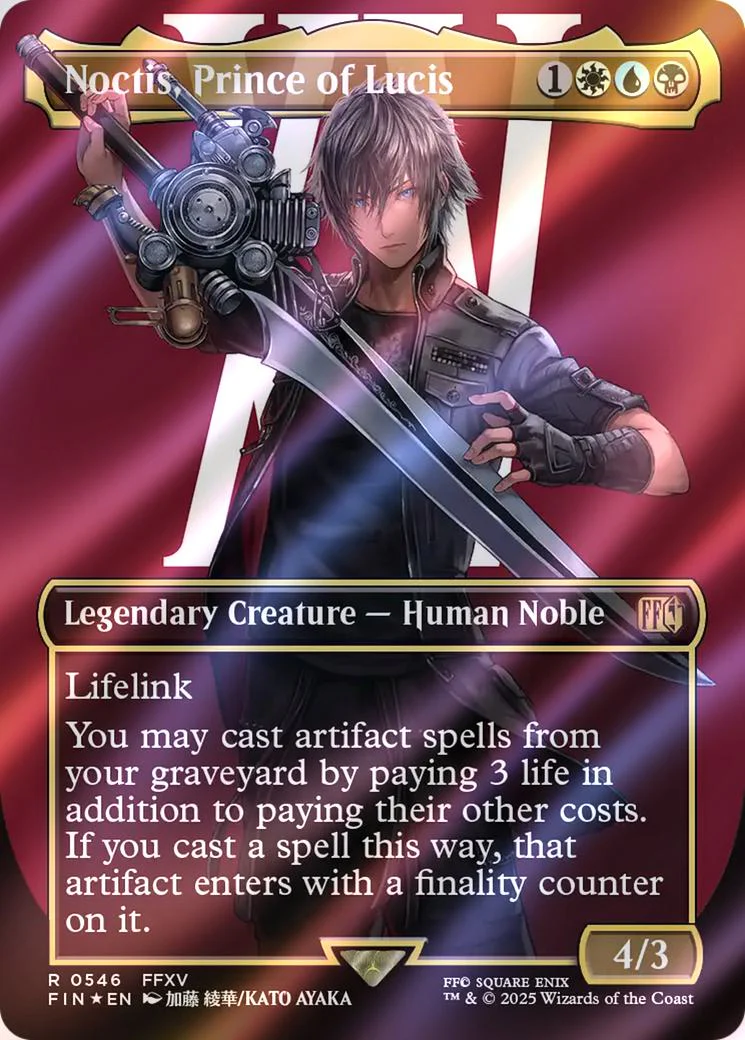 Noctis, Prince of Lucis [546] [Borderless] [Character] [FINAL FANTASY] [Surge Foil]