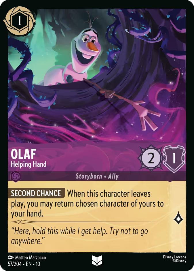 Olaf - Helping Hand - 57/204 [Whispers in the Well] [Non-Foil]
