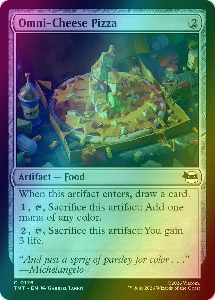 Omni-Cheese Pizza [176] [Teenage Mutant Ninja Turtles] [Foil]