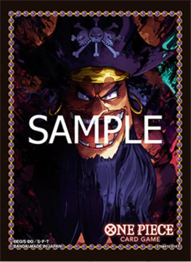 One Piece Official Card Sleeves - Standard Size - 70ct - TCG+ Store Edition Vol.3 - Marshall.D.Teach