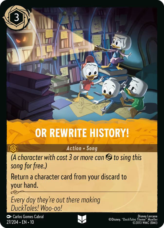 Or Rewrite History! - 27/204 [Whispers in the Well] [Non-Foil]
