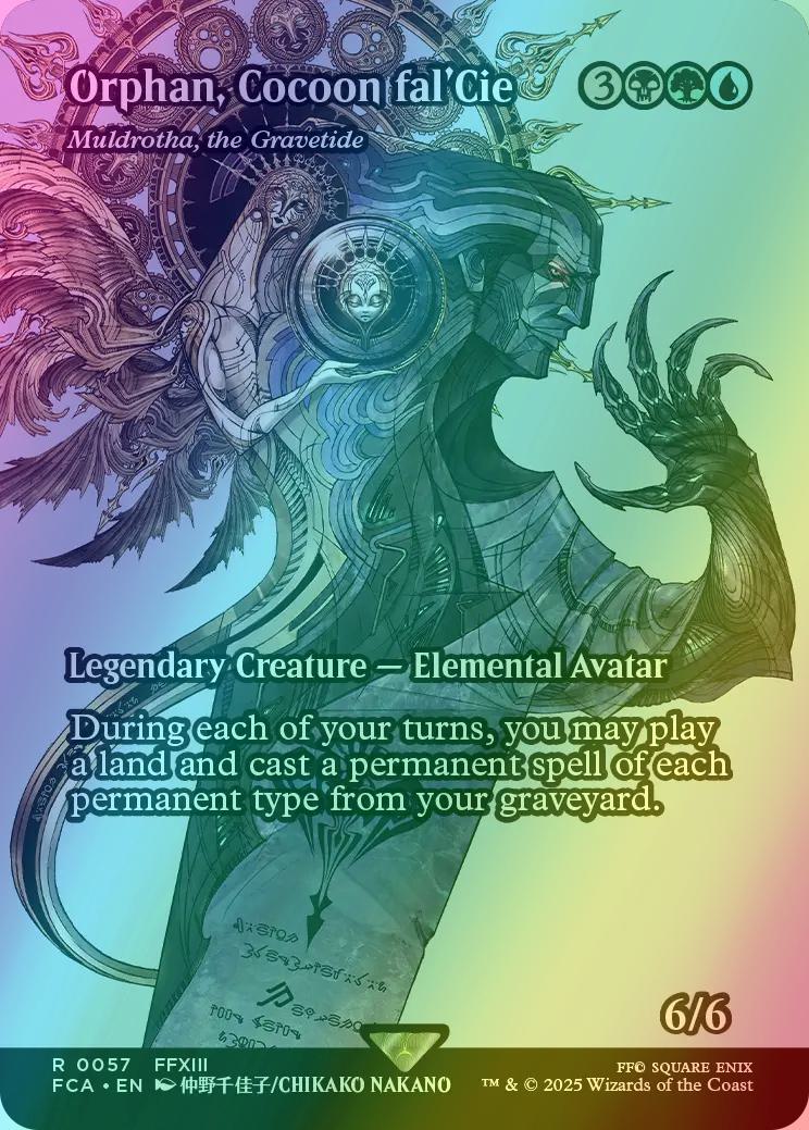 Orphan, Cocoon fal'Cie - Muldrotha, the Gravetide [57] [Borderless] [FINAL FANTASY: Through the Ages] [Foil]