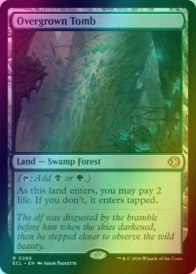 Overgrown Tomb [266] [Lorwyn Eclipsed] [Foil]