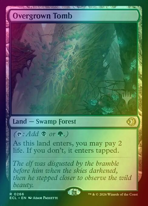 Overgrown Tomb [266p] [Promo Pack] [Lorwyn Eclipsed: Promos] [Foil]