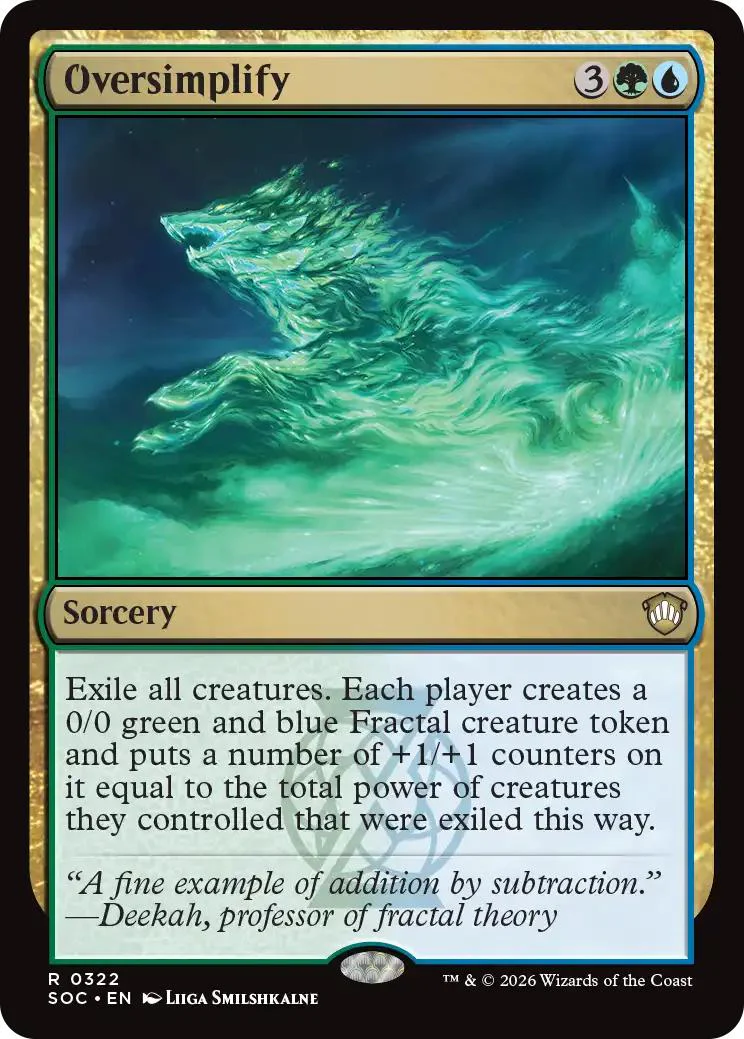 Oversimplify [322] [Secrets of Strixhaven: Commander] [Non-Foil]