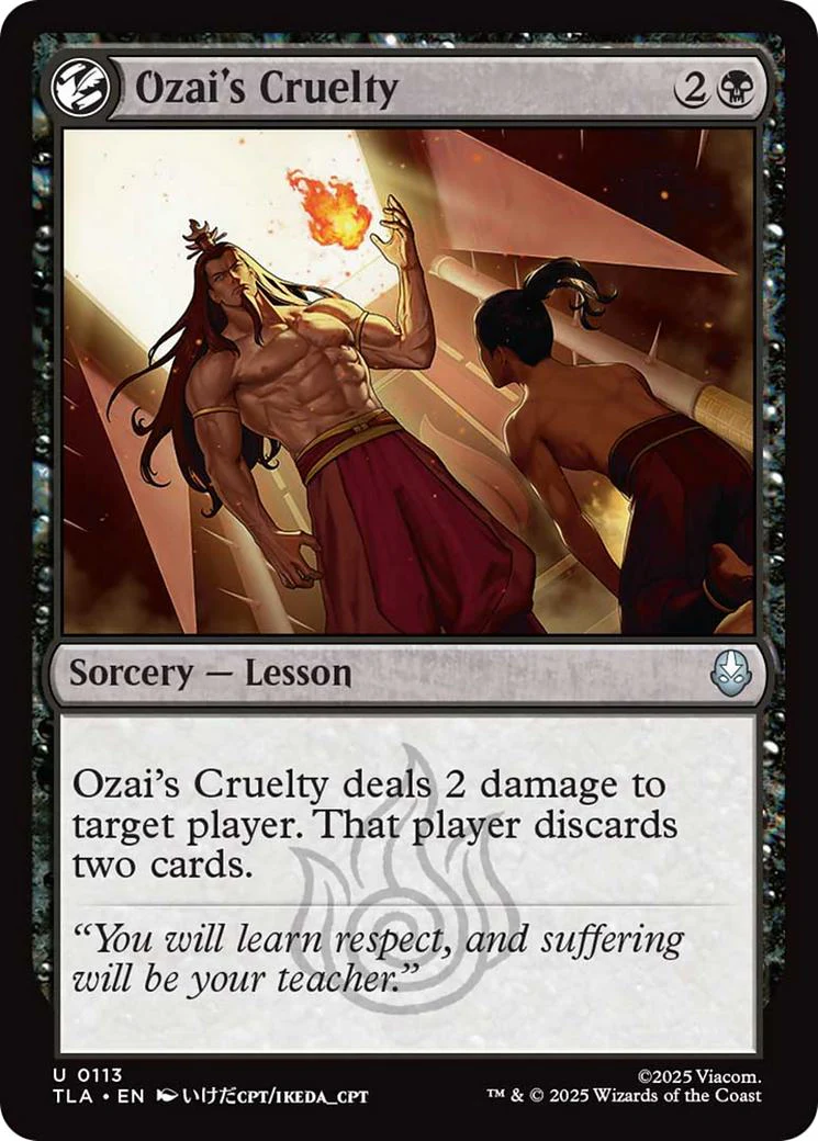 Ozai's Cruelty [113] [Avatar: The Last Airbender] [Non-Foil]