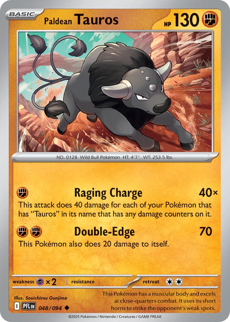 Paldean Tauros - 048/094 - Uncommon [me02-048] [Non-Holo]