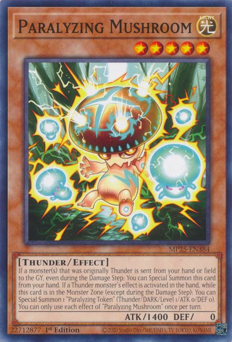 Paralyzing Mushroom - MP25-EN384 - Common - 1st Edition