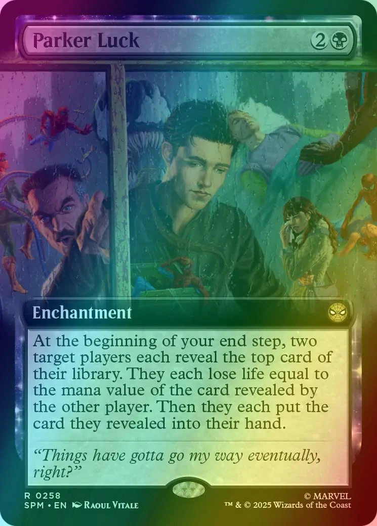 Parker Luck [258] [Extended Art] [Marvel's Spider-Man] [Foil]