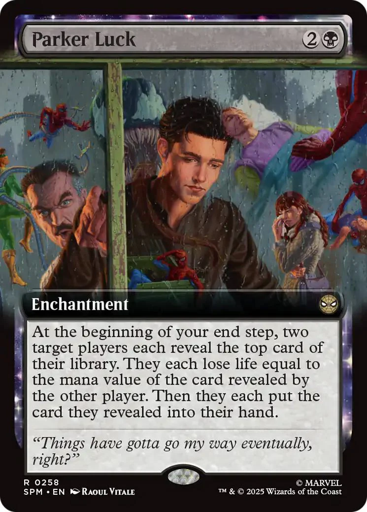 Parker Luck [258] [Extended Art] [Marvel's Spider-Man] [Non-Foil]