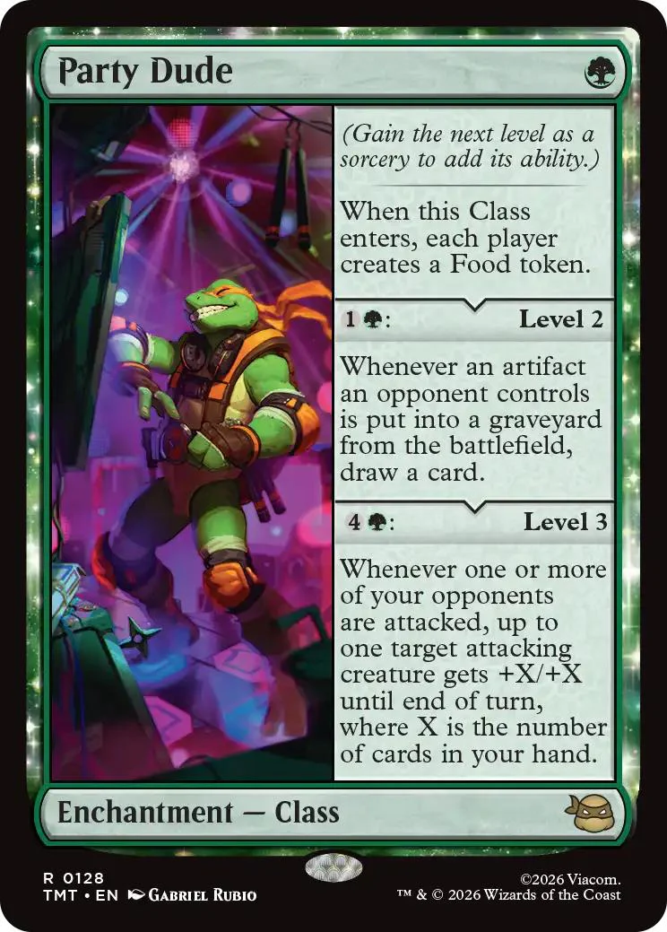 Party Dude [128] [Teenage Mutant Ninja Turtles] [Non-Foil]