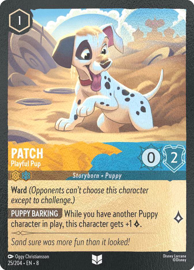 Patch - Playful Pup - 25/204 [Reign of Jafar] [Cold Foil]