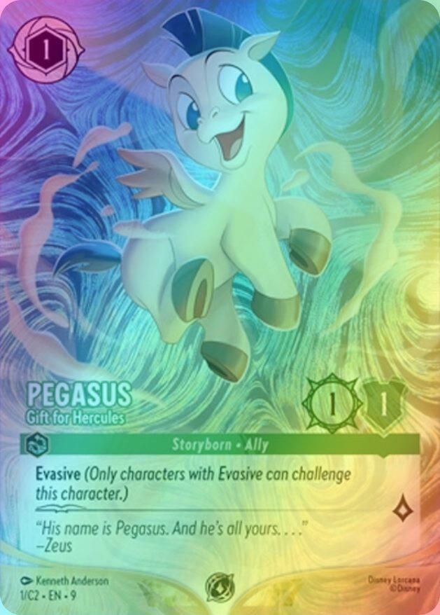 Pegasus - Gift for Hercules - 1/C2 [Disney Lorcana Promo Cards] [Holofoil]