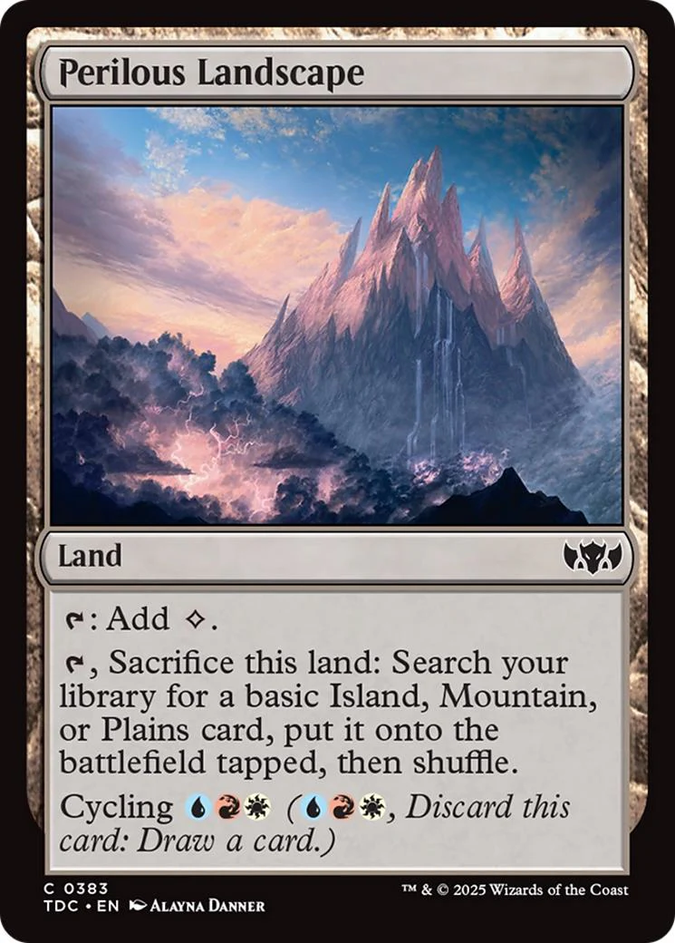 Perilous Landscape [383] [Tarkir: Dragonstorm: Commander] [Non-Foil]