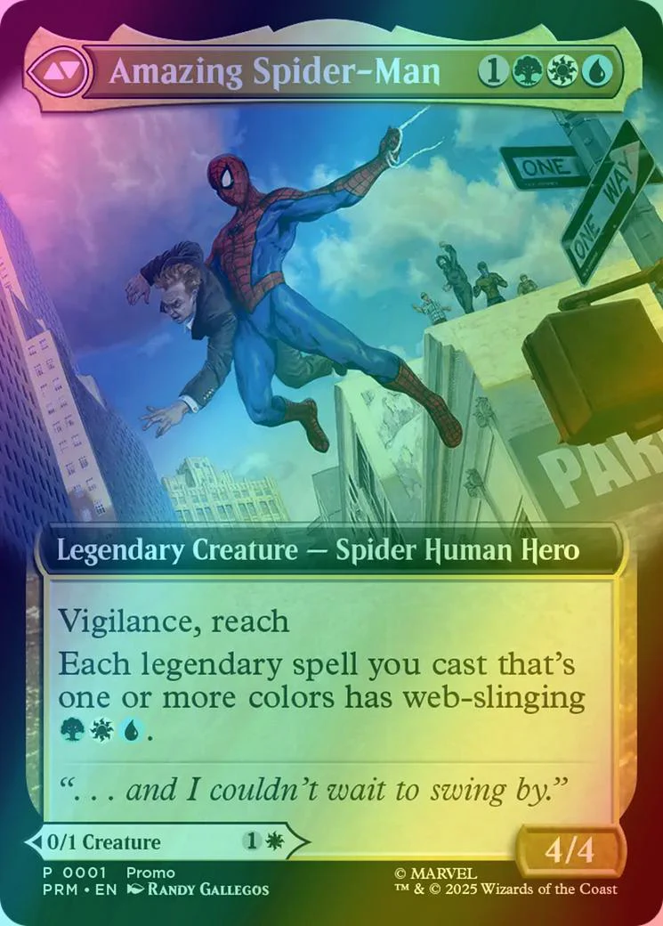 Peter Parker // Amazing Spider-Man [1] [Extended Art] [Marvel's Spider-Man: Promos] [Foil] - Image 2