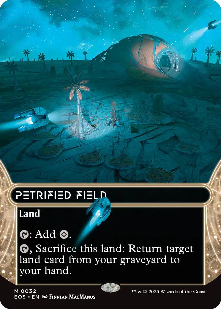 Petrified Field [32] [Borderless] [Edge of Eternities: Stellar Sights] [Non-Foil]