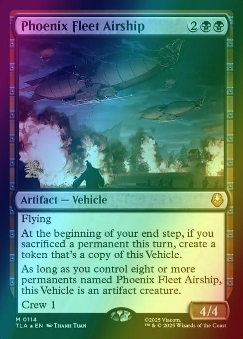 Phoenix Fleet Airship [114s] [Prerelease] [Avatar: The Last Airbender: Promos] [Foil]