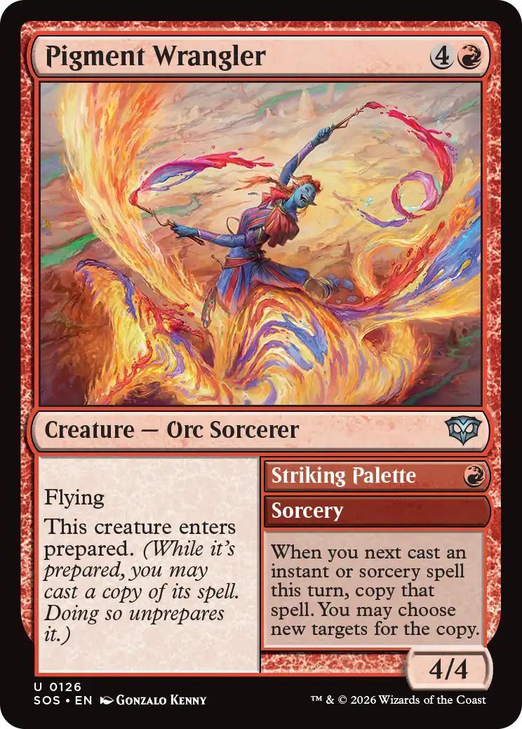 Pigment Wrangler // Striking Palette [126] [Secrets of Strixhaven] [Non-Foil]