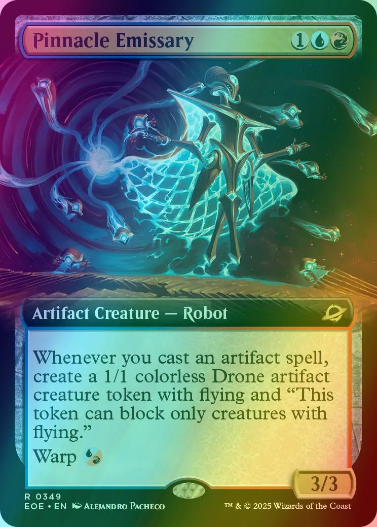 Pinnacle Emissary [349] [Extended Art] [Edge of Eternities] [Foil]