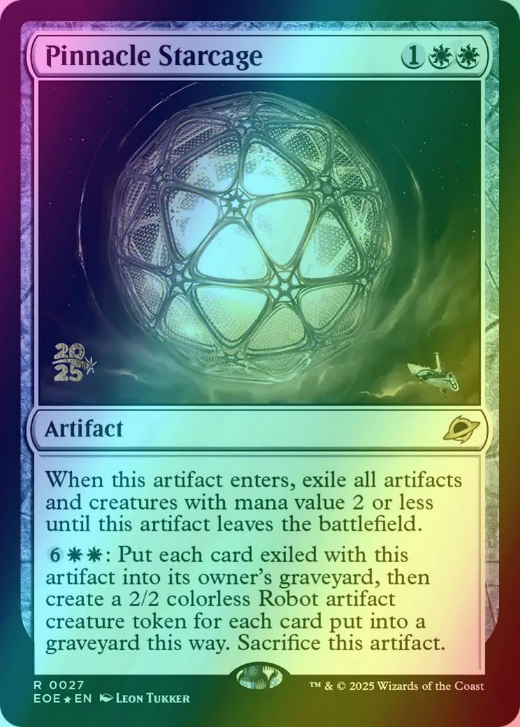 Pinnacle Starcage [27s] [Prerelease] [Edge of Eternities: Promos] [Foil]