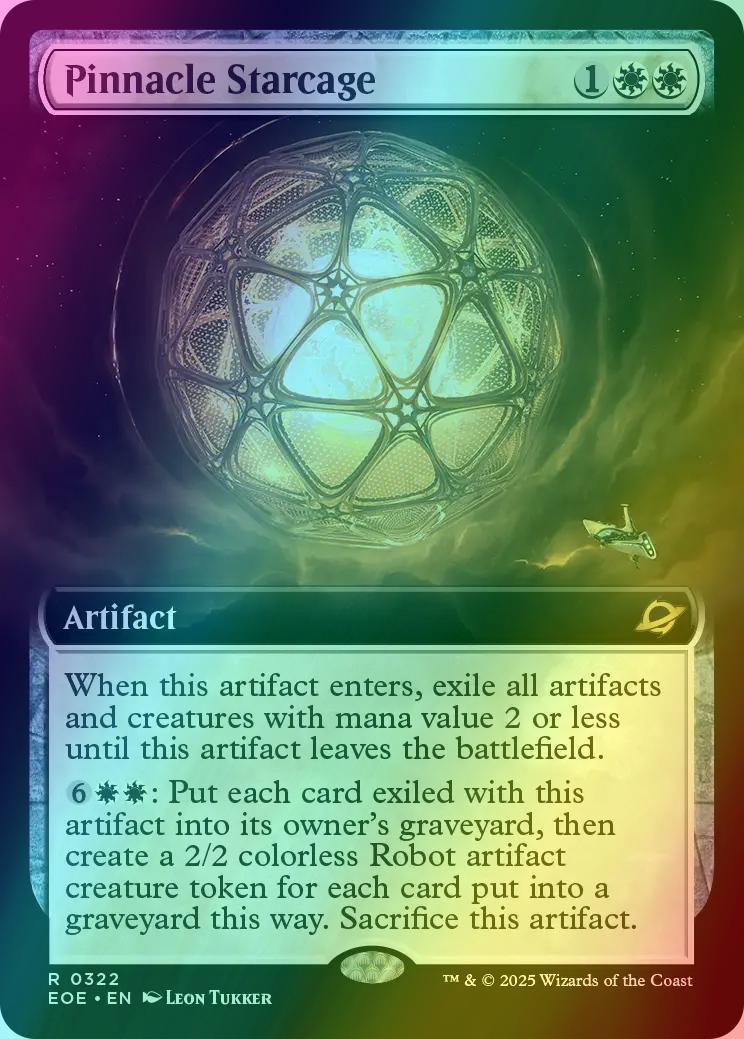 Pinnacle Starcage [322] [Extended Art] [Edge of Eternities] [Foil]