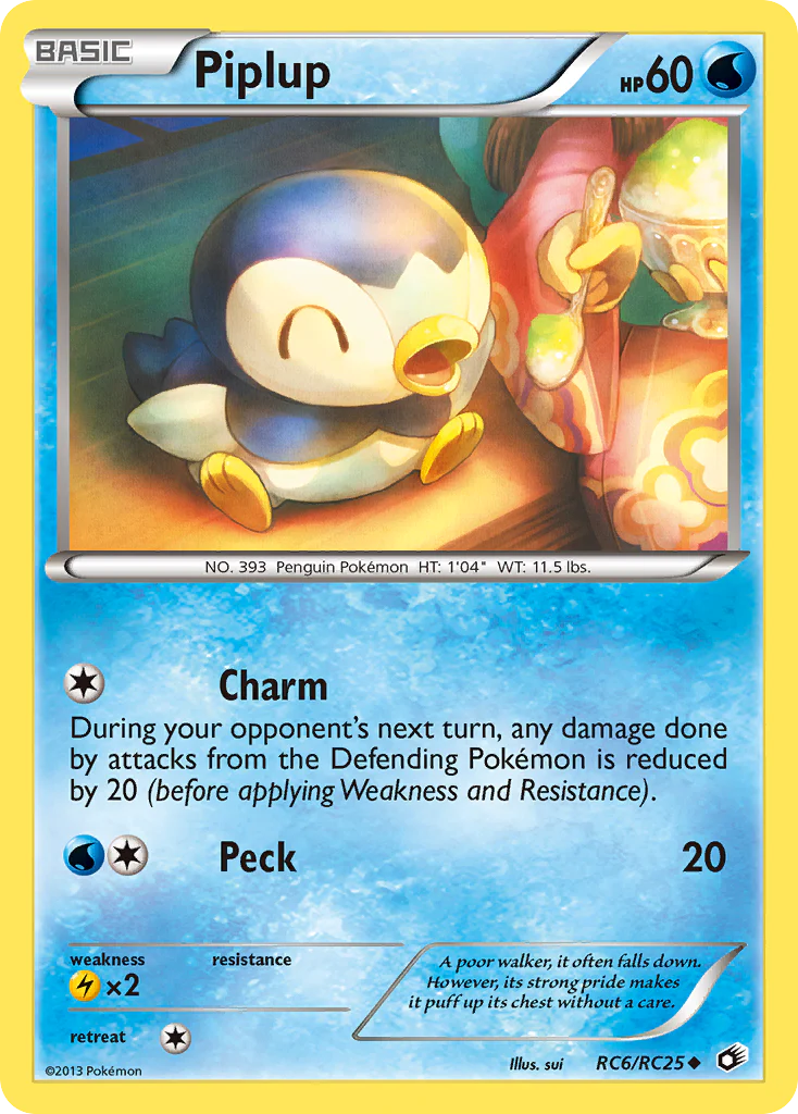 Piplup - RC6/RC25 - Uncommon [bw11-RC6] [Holo]