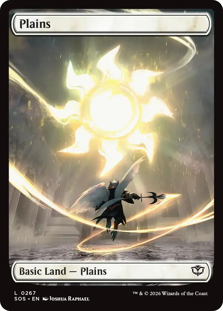Plains [267] [Full Art] [Spellcraft Land] [Secrets of Strixhaven] [Non-Foil]