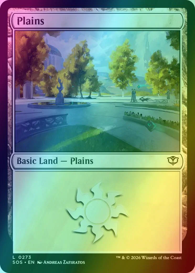 Plains [273] [Secrets of Strixhaven] [Foil]