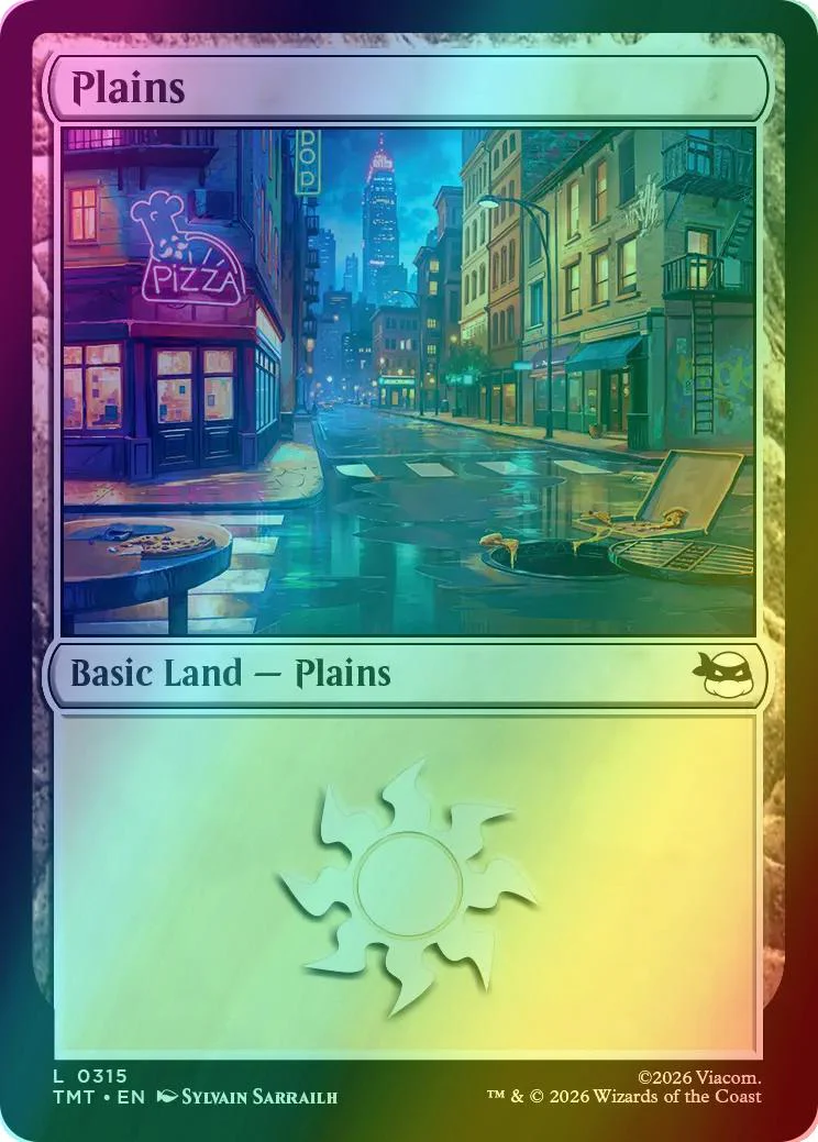 Plains [315] [Teenage Mutant Ninja Turtles] [Foil]