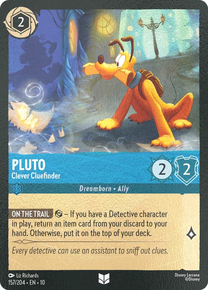 Pluto - Clever Cluefinder - 157/204 [Whispers in the Well] [Cold Foil]