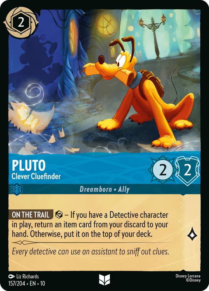 Pluto - Clever Cluefinder - 157/204 [Whispers in the Well] [Non-Foil]