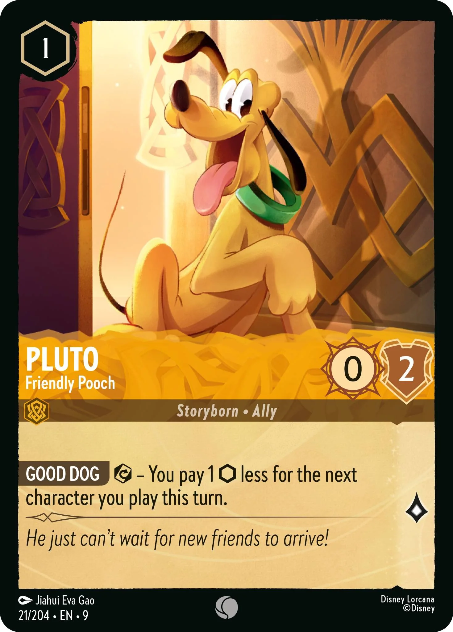 Pluto - Friendly Pooch - 21/204 [Fabled] [Non-Foil]