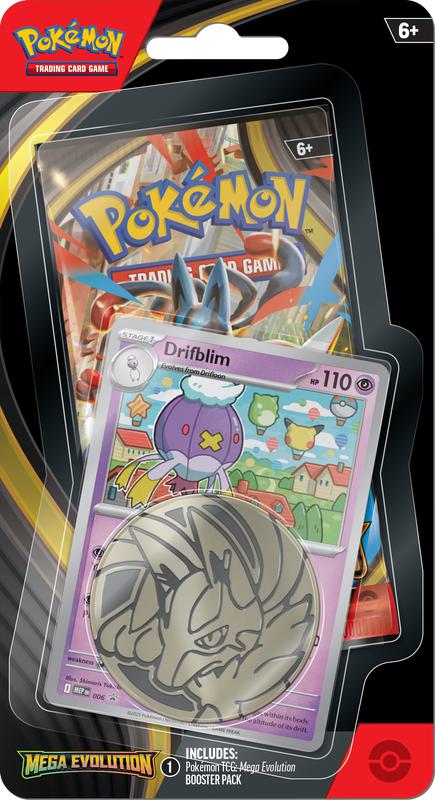 Pokémon TCG: Mega Evolution - Base Set - Blister Pack - Checklane Blister - Drifblim Promo Card