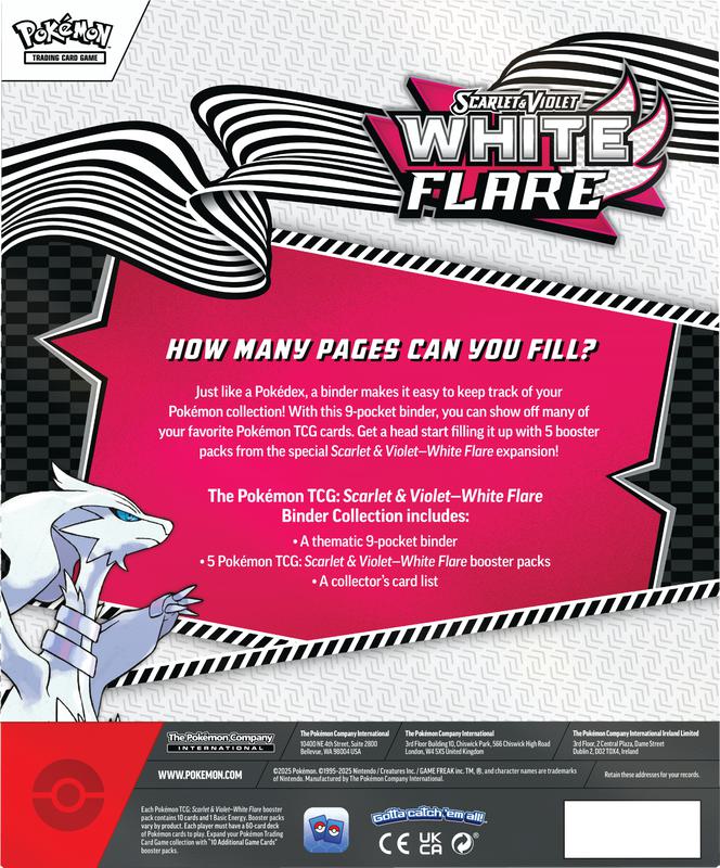 Pokémon TCG: Scarlet & Violet - White Flare - Binder Collection - Image 2