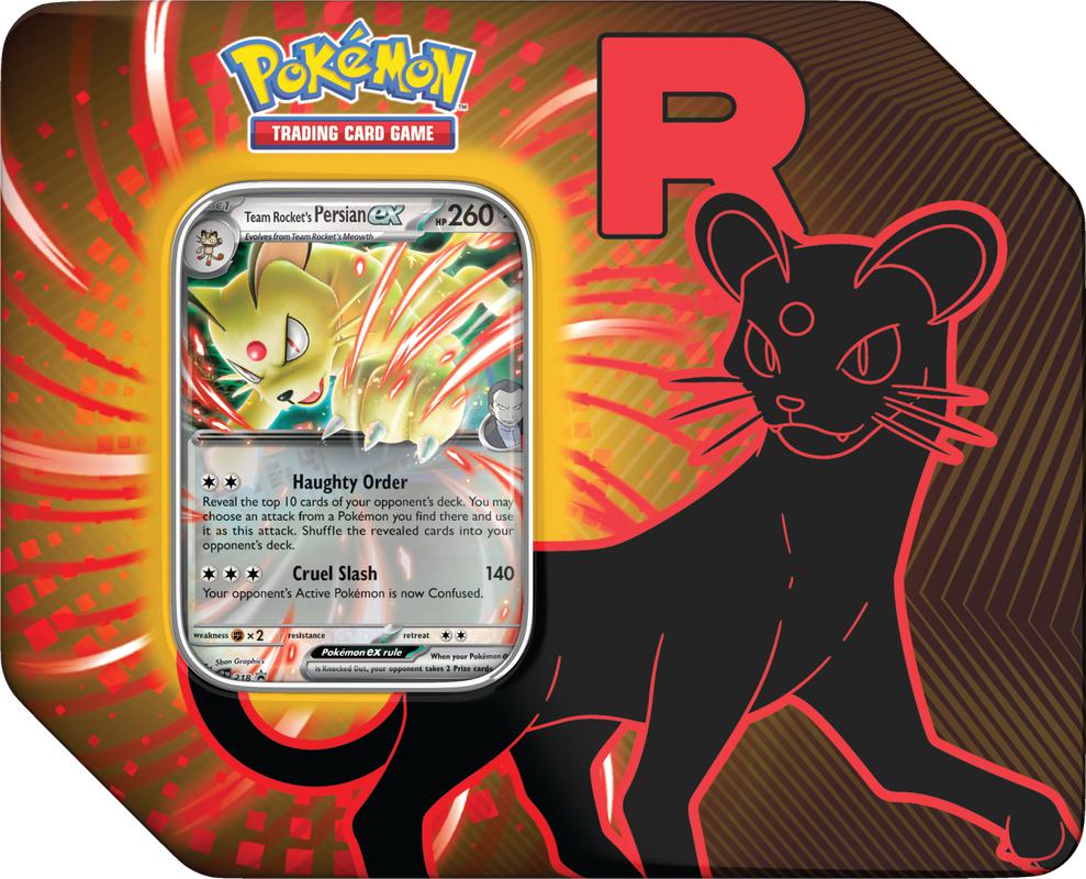 Pokémon TCG: Team Rocket Tin - Persian ex