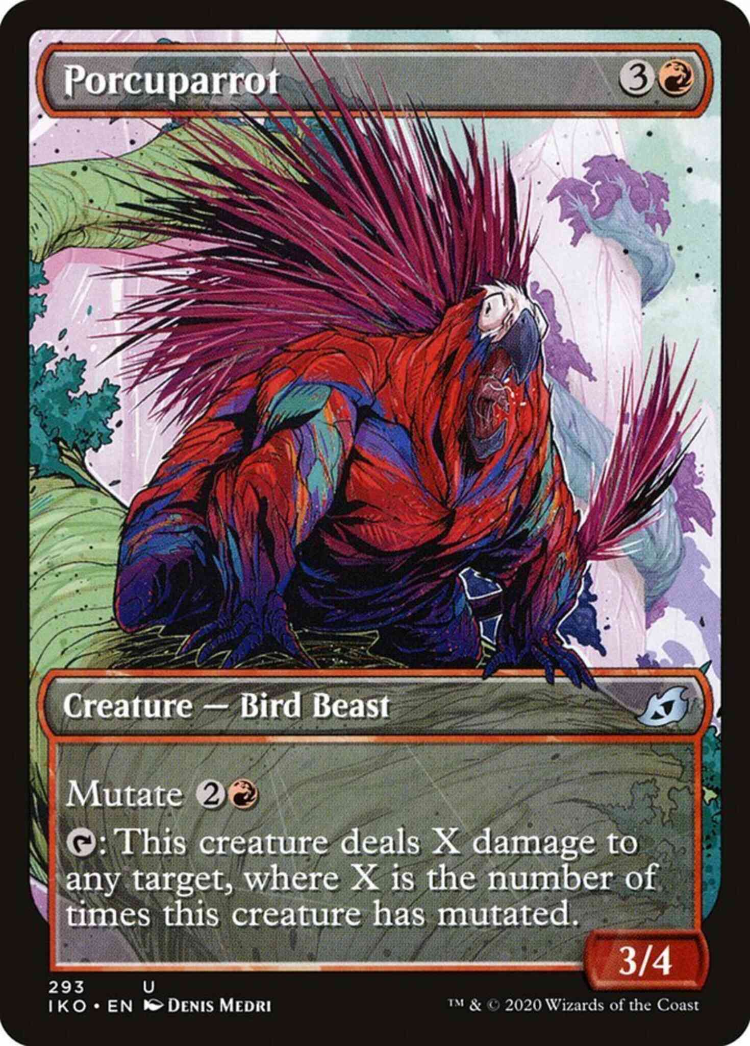 Porcuparrot [293] [Alternate Art] [Ikoria: Lair of Behemoths] [Non-Foil]