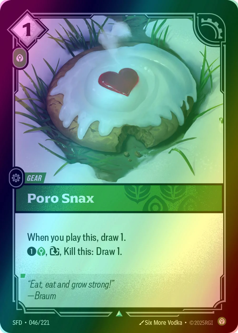 Poro Snax - 046/221 [Spiritforged] [Foil]