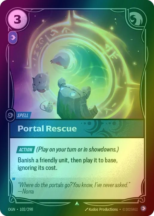 Portal Rescue - 102/298 [Origins] [Foil]