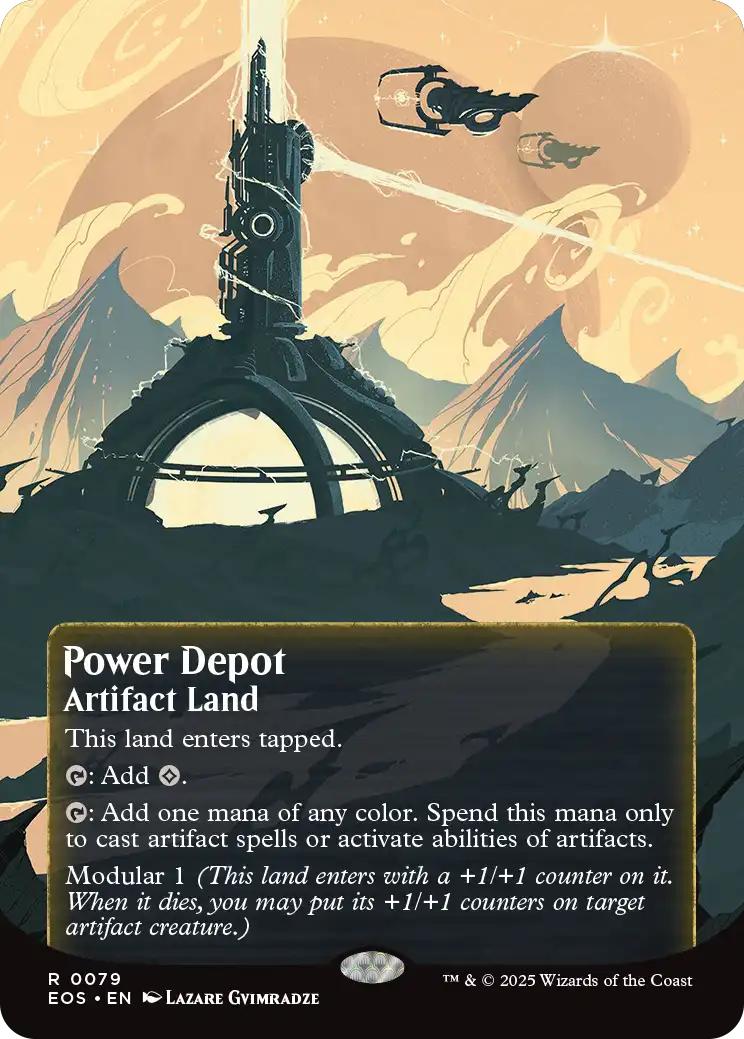 Power Depot [79] [Borderless] [Poster] [Edge of Eternities: Stellar Sights] [Non-Foil]