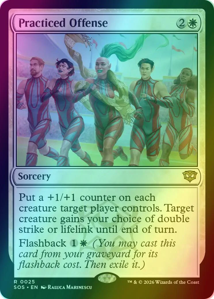 Practiced Offense [25] [Secrets of Strixhaven] [Foil]