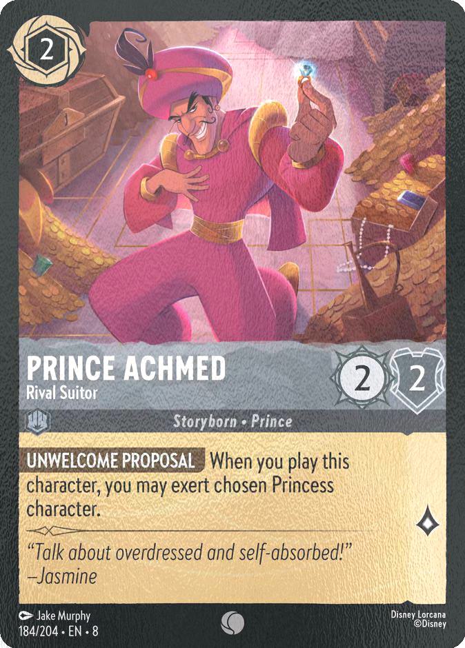 Prince Achmed - Rival Suitor - 184/204 [Reign of Jafar] [Cold Foil]