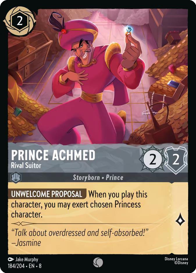 Prince Achmed - Rival Suitor - 184/204 [Reign of Jafar] [Non-Foil]