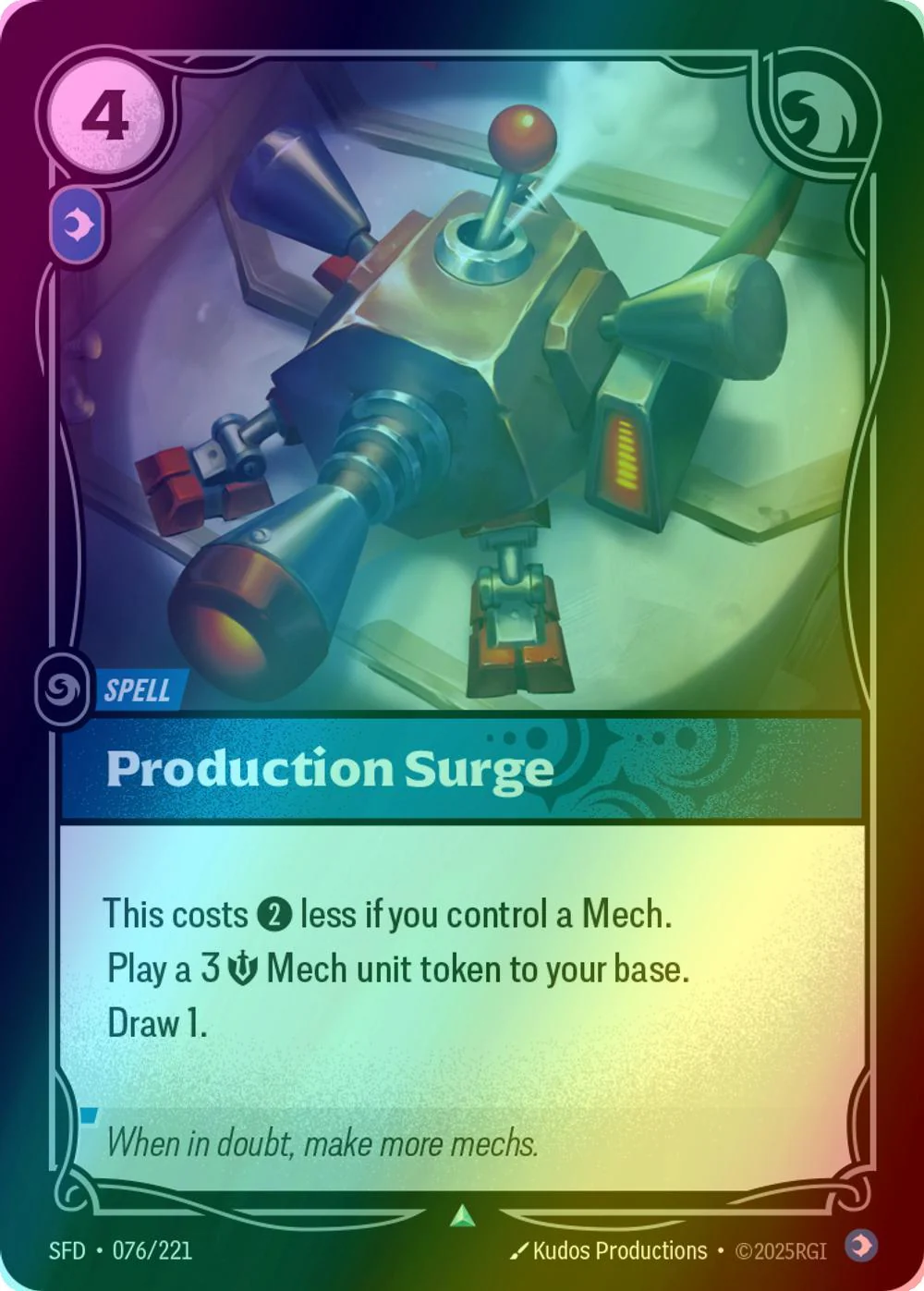 Production Surge - 076/221 [Spiritforged] [Foil]