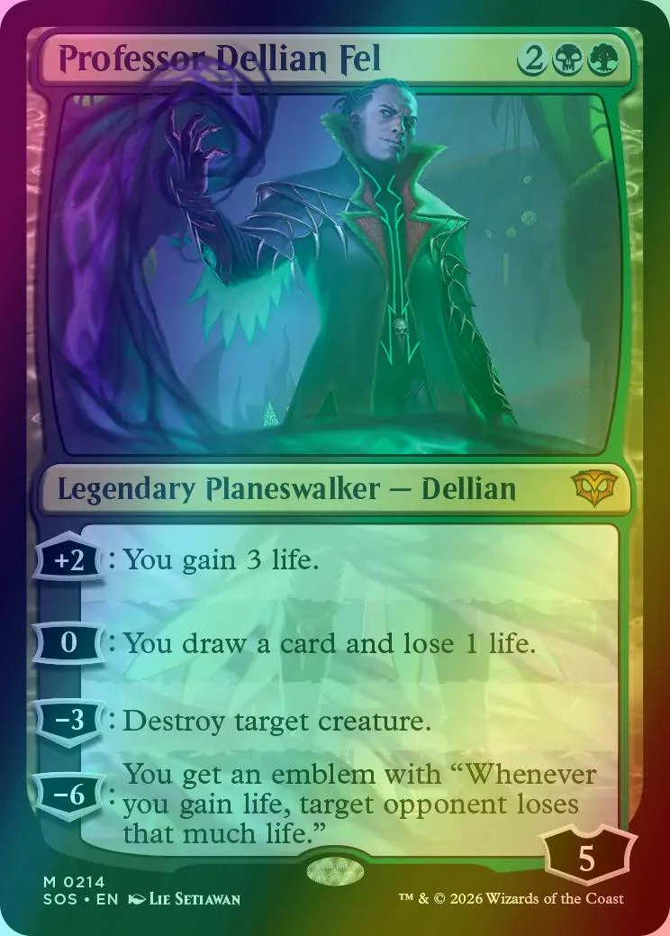 Professor Dellian Fel [214] [Secrets of Strixhaven] [Foil]