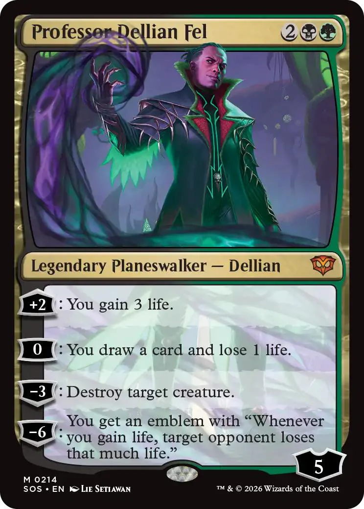 Professor Dellian Fel [214] [Secrets of Strixhaven] [Non-Foil]