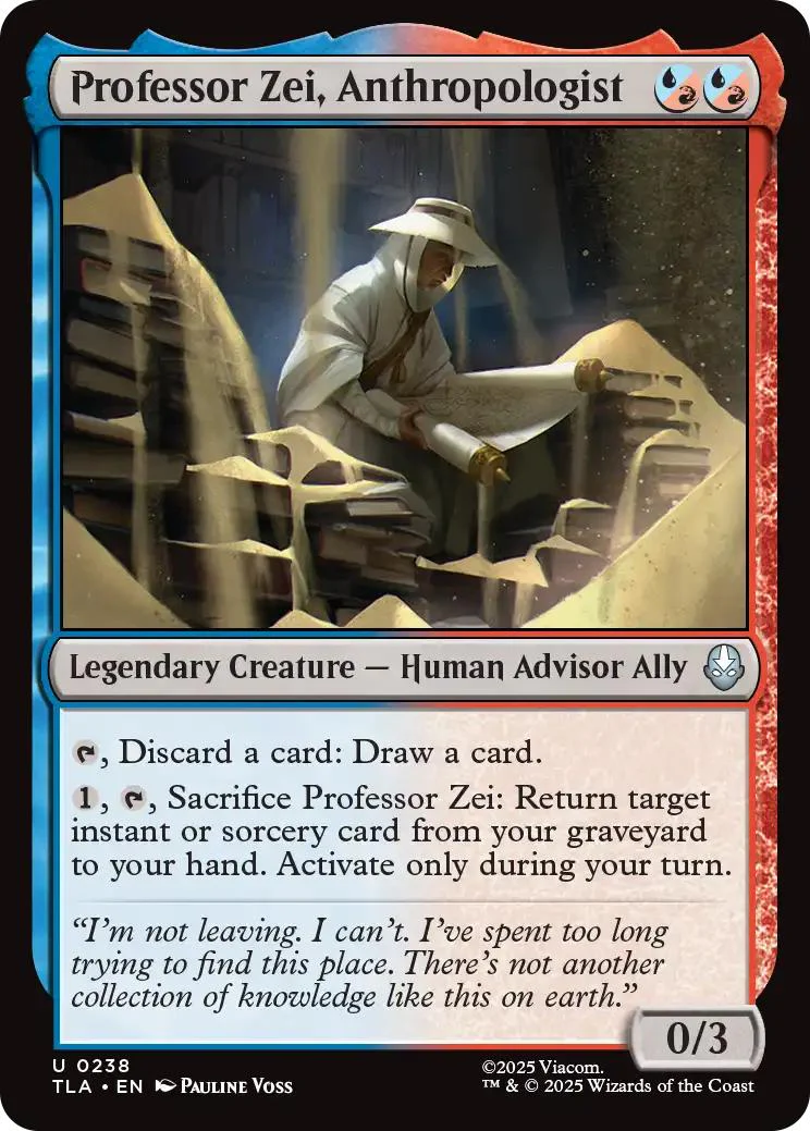 Professor Zei, Anthropologist [238] [Avatar: The Last Airbender] [Non-Foil]