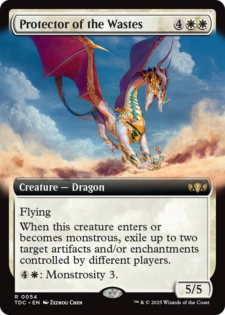 Protector of the Wastes [54] [Extended Art] [Tarkir: Dragonstorm: Commander] [Non-Foil]