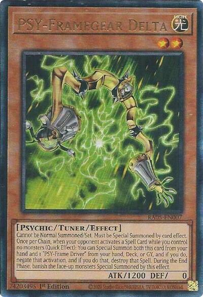 PSY-Framegear Delta - RA05-EN007 - Ultimate Rare - 1st Edition