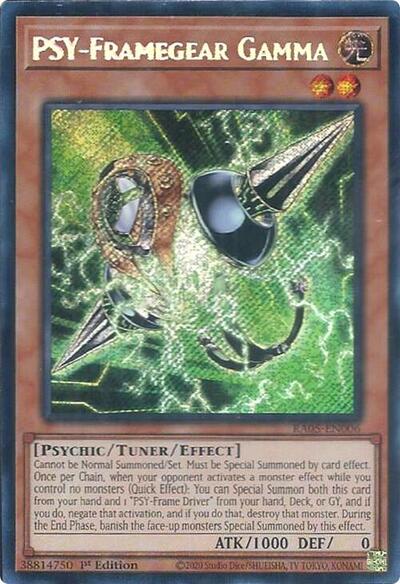 PSY-Framegear Gamma - RA05-EN006 - Secret Rare - 1st Edition