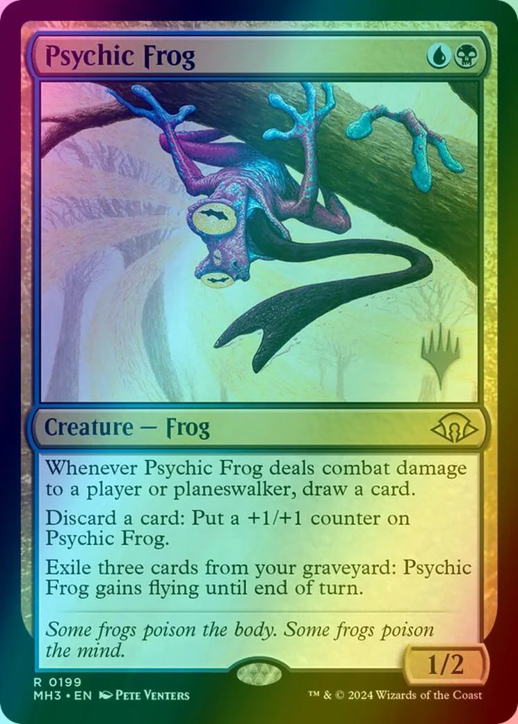 Psychic Frog [199p] [Promo Pack] [Modern Horizons 3: Promos] [Foil]